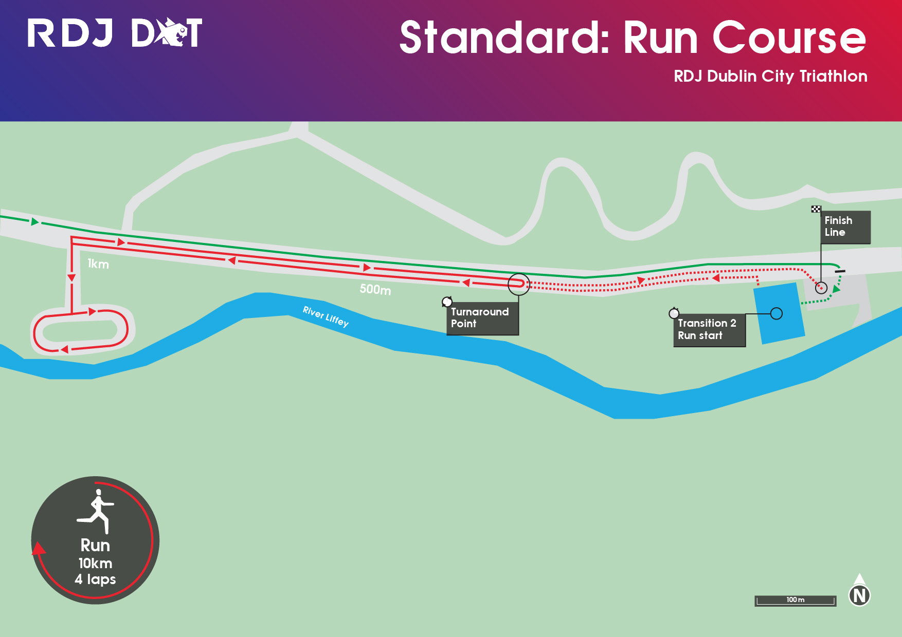 Standard Distance Dublin City Triathlon 2024